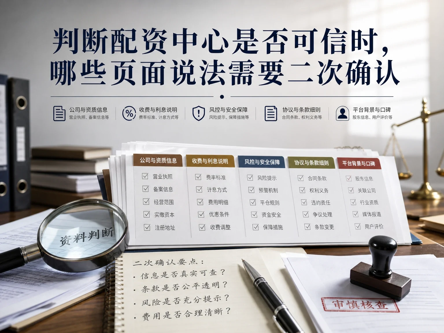 判断配资中心是否可信时，哪些页面说法需要二次确认缩略图