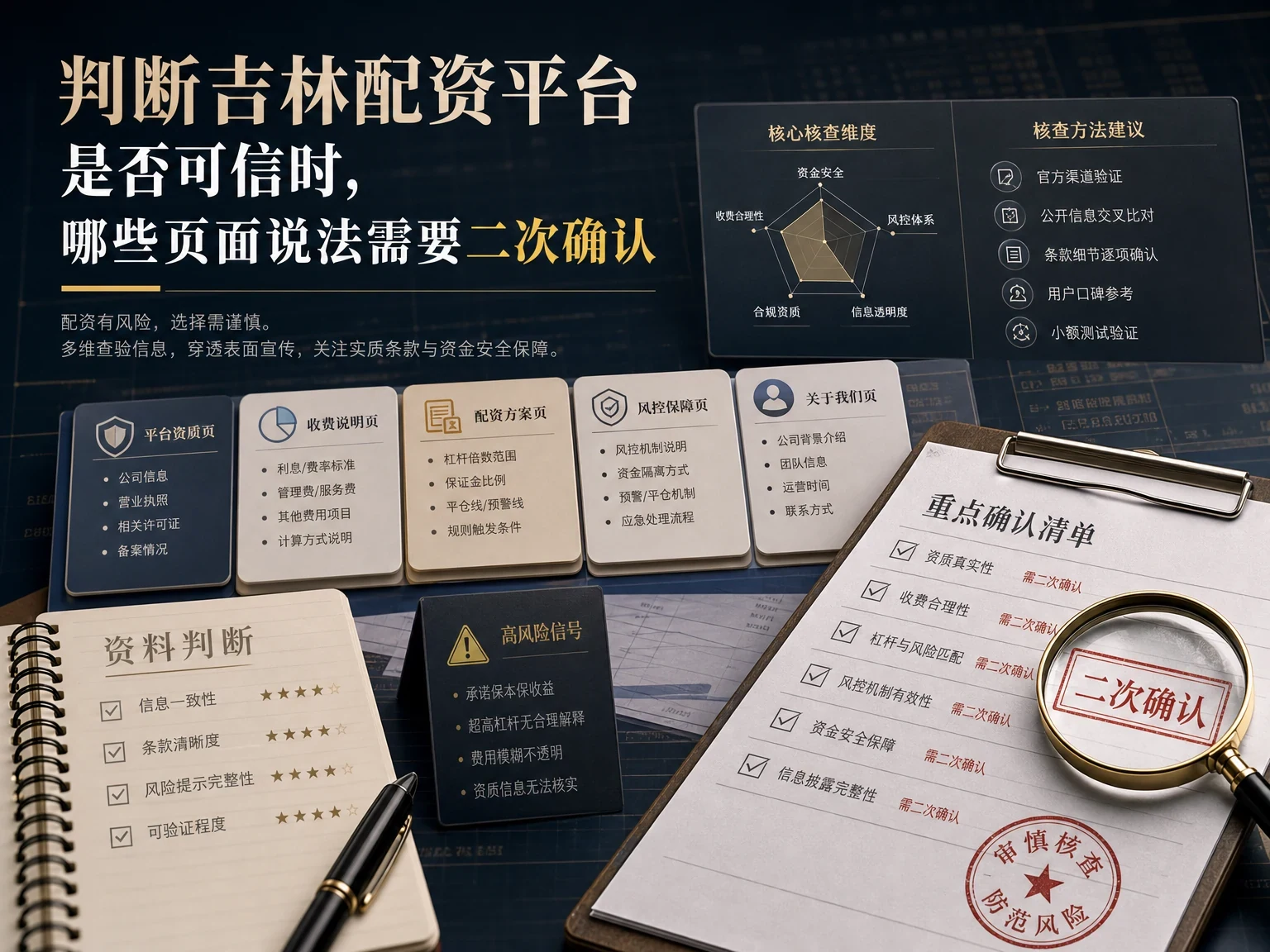 判断吉林配资平台是否可信时，哪些页面说法需要二次确认 插图